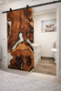 Hackberry Wood Slab Made into a Luxury Door – Exported from Dubai to the UK