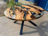 Custom Olive Wood Round Table – Dubai to Jordan