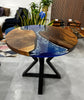 Custom Walnut & Olive Wood Dining Tables for Bait Al Kashta Restaurant, Sharjah