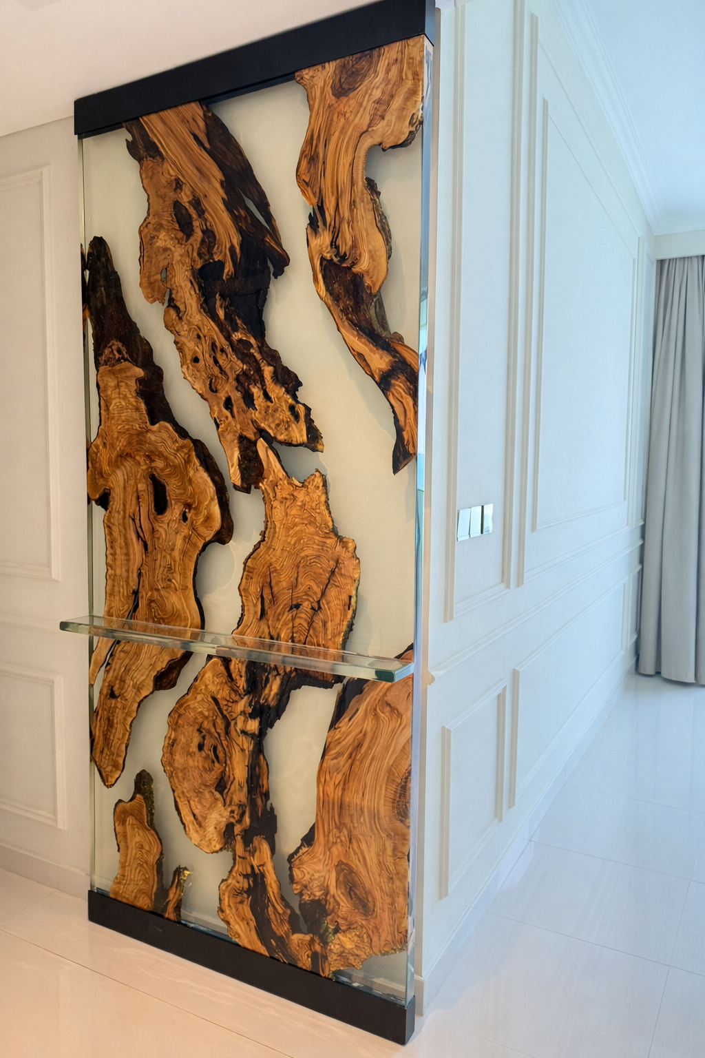 The Olive Luxe Door/Wall panel | Olive Wood Wall Panel Dubai | Uae