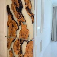 The Olive Luxe Door/Wall panel | Olive Wood Wall Panel Dubai | Uae