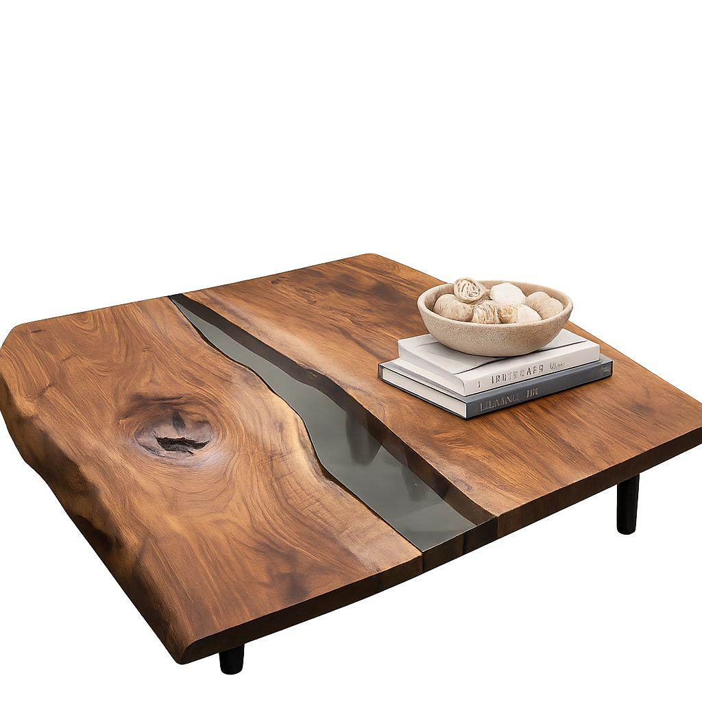 The Walnut Epoxy Four Fold