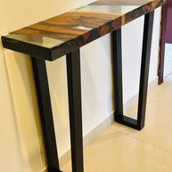 The HackBerry Console / Bench | Hackberry Epoxy Console Table Dubai | Uae
