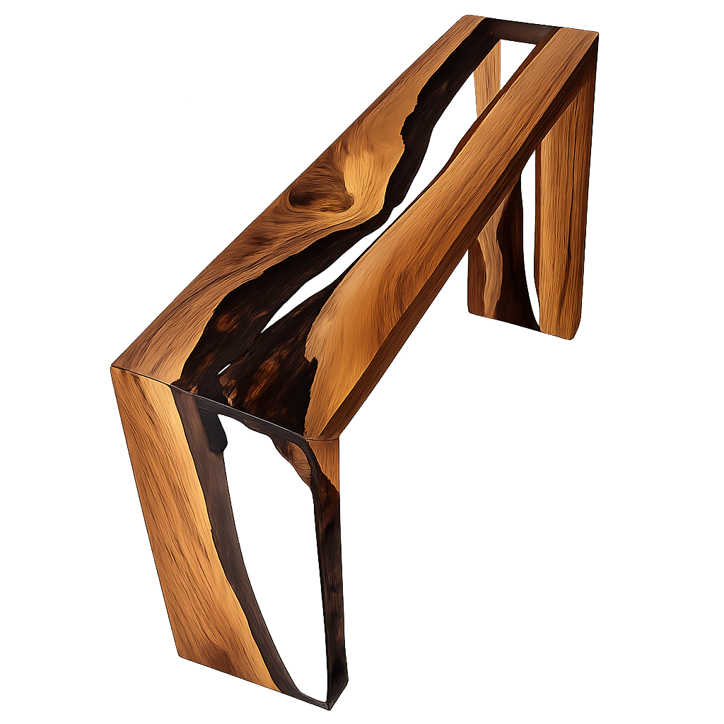 The Walnut Classic River Console
