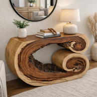 The Suar Symphony Console / Bench | Monkeypod Wood Console & Bench Dubai |Uae