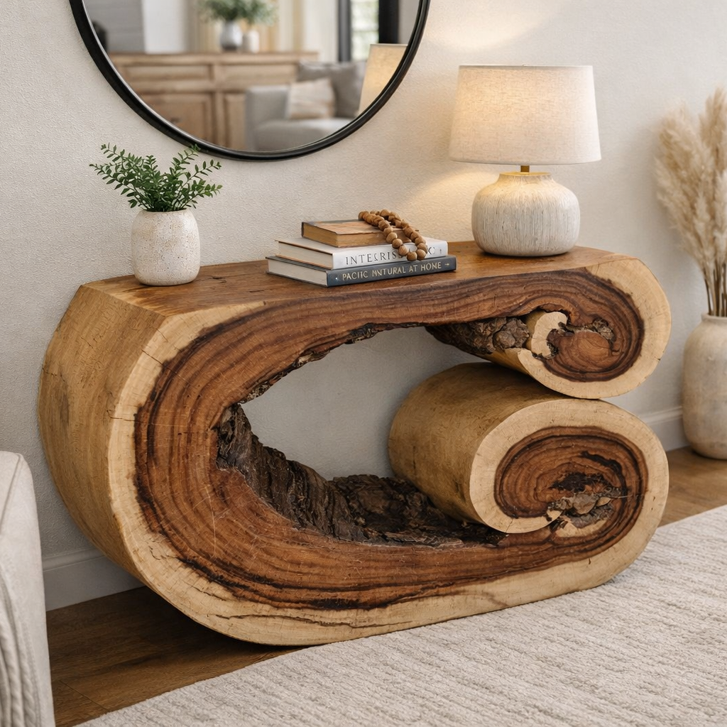 The Suar Symphony Console / Bench | Monkeypod Wood Console & Bench Dubai |Uae