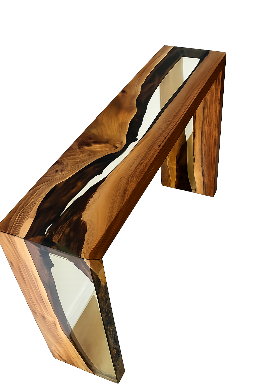 The Walnut Classic River Console