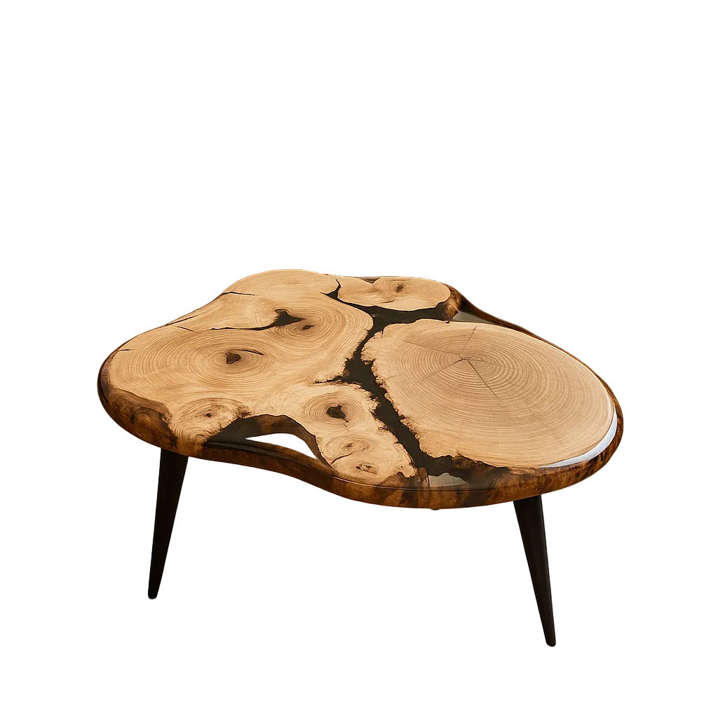 The Timeless Oak Epoxy Curve