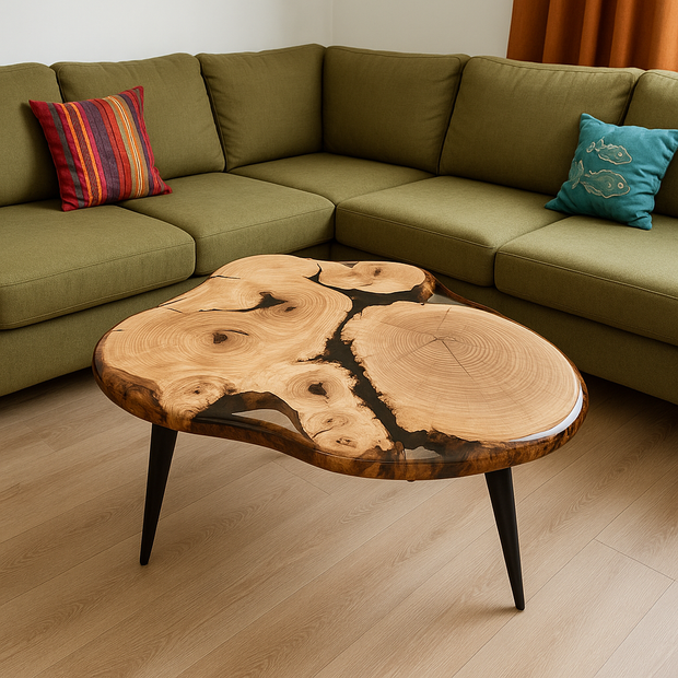 The Timeless Oak Epoxy Curve