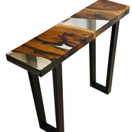 The HackBerry Console / Bench | Hackberry Epoxy Console Table Dubai | Uae