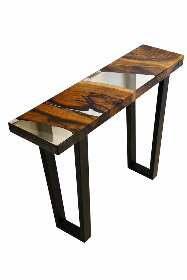 The HackBerry Console / Bench | Hackberry Epoxy Console Table Dubai | Uae