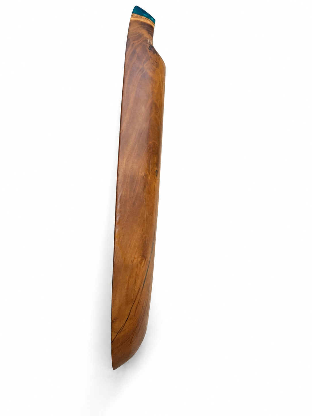 Walnut Wood River Blue Epoxy Serving Tray