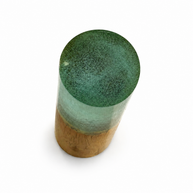The Aqua Column – Wood & Epoxy Resin Sculpture