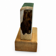 The Enchanted Forest – Wood & Epoxy Resin Table Lamp