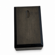 The Frost Flow – Burned Wood & Pearl-Aqua Epoxy Tissue Box