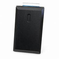 The Ocean Blue – Burned Monkeypod Suar Wood & Epoxy Tissue Box
