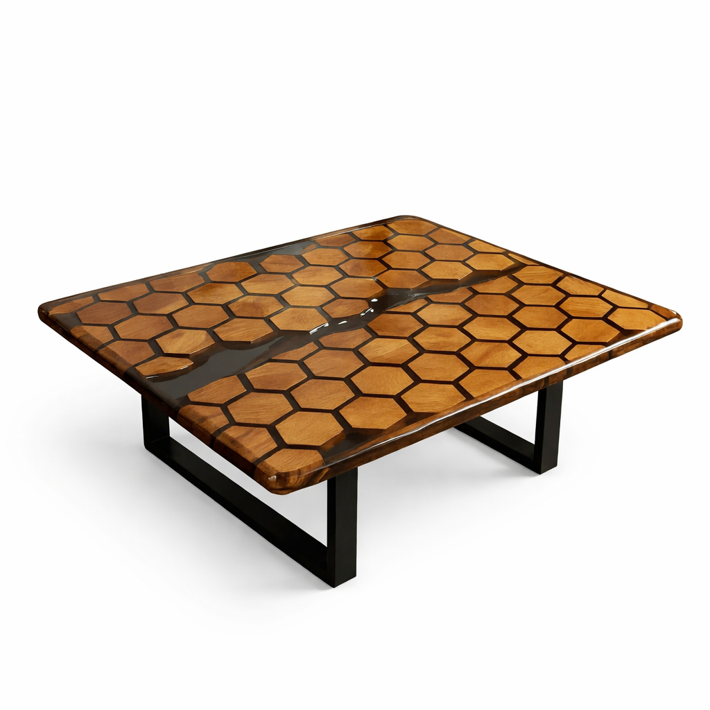 The Walnut Epoxy Four Fold