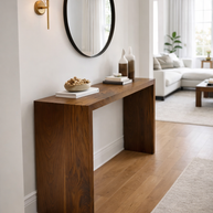The Walnut console with Woods Legs