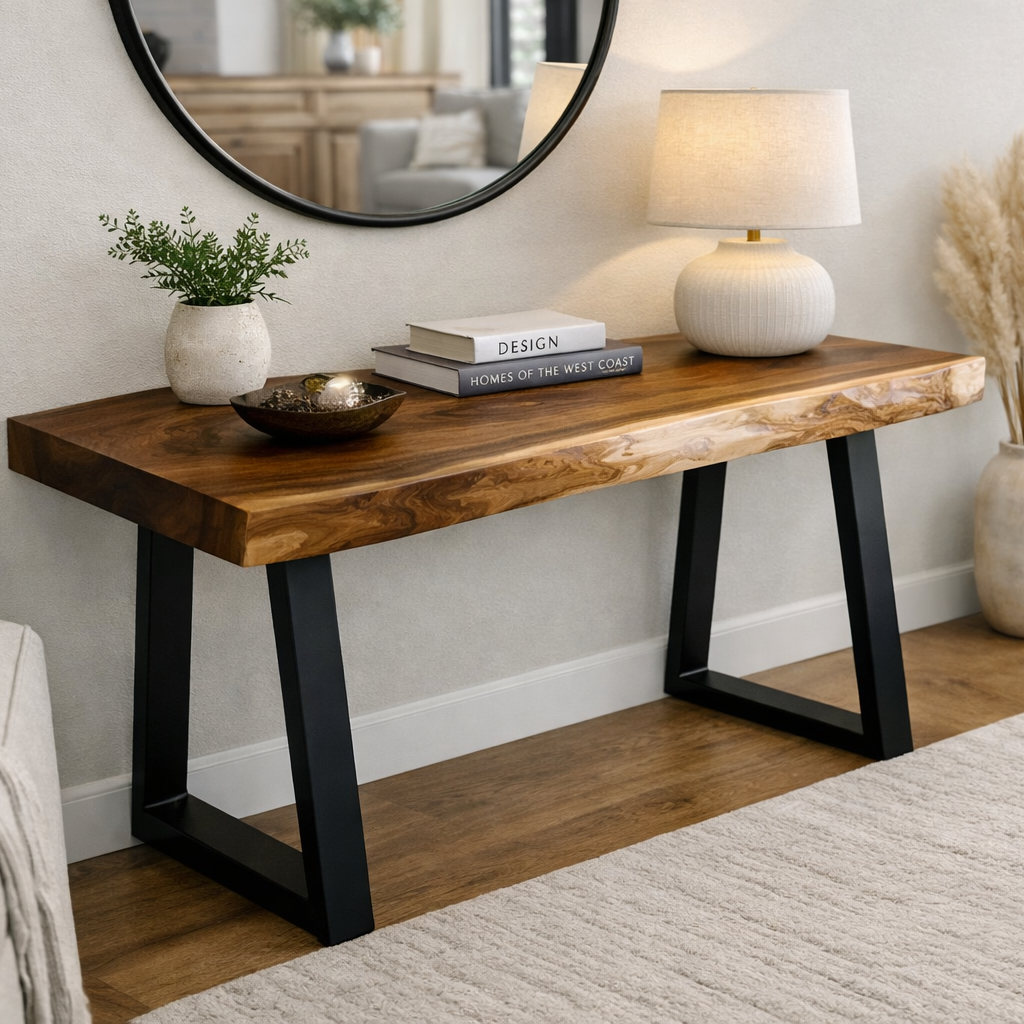 The Suar Symphony Console / Bench | Monkeypod Wood Console & Bench Dubai |Uae