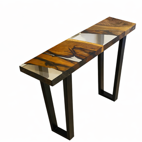 The HackBerry Console / Bench | Hackberry Epoxy Console Table Dubai | Uae