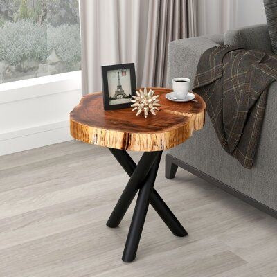 The Suar Symphony Halo Curve | Monkeypod Wood Coffee Table Dubai | Uae
