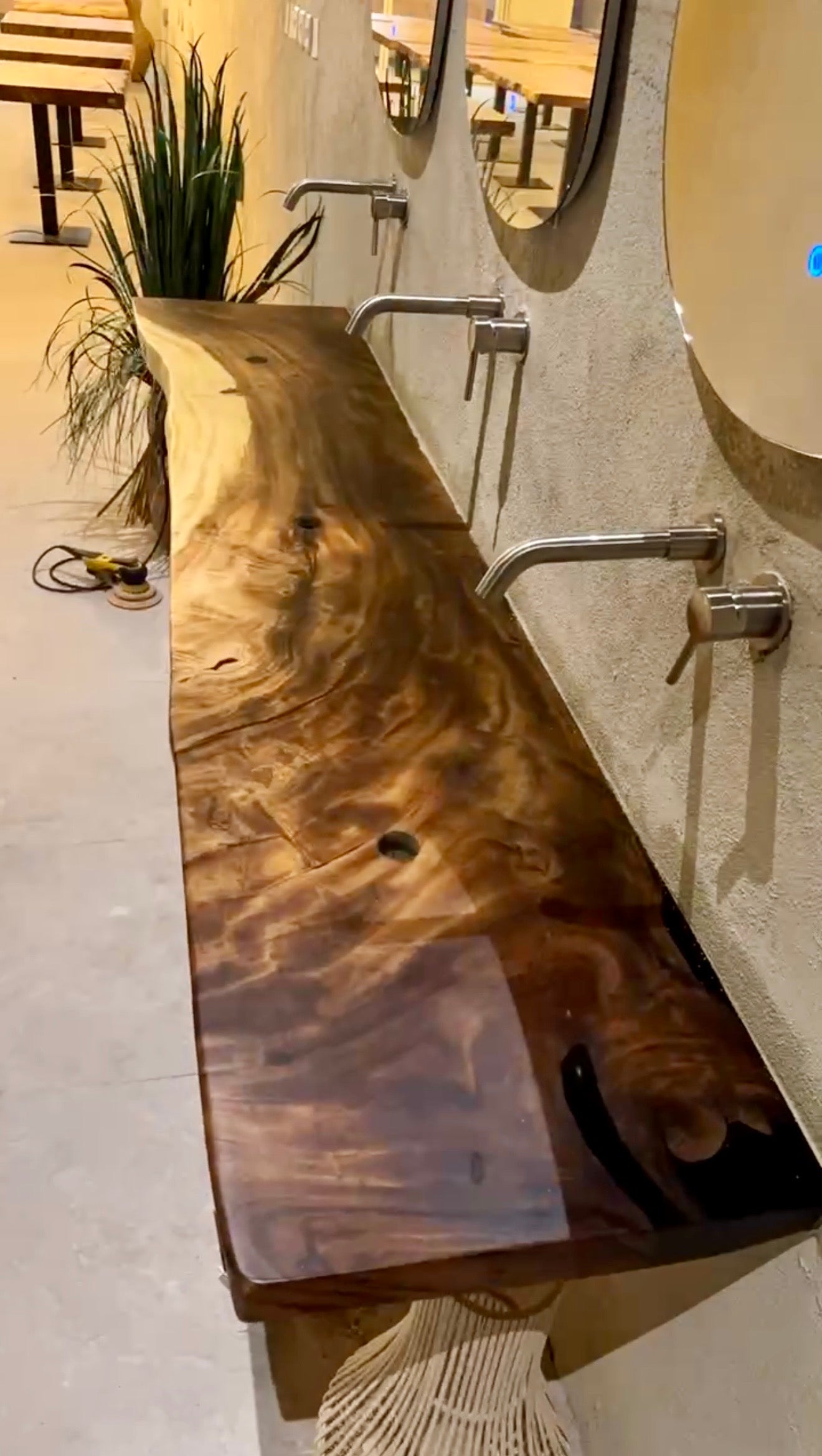 The Floating Suar | Monkeypod Wood Floating Shelves Dubai | Uae