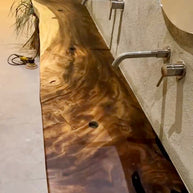 The Floating Suar | Monkeypod Wood Floating Shelves Dubai | Uae