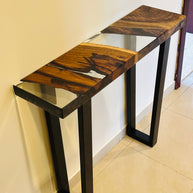 The HackBerry Console / Bench | Hackberry Epoxy Console Table Dubai | Uae