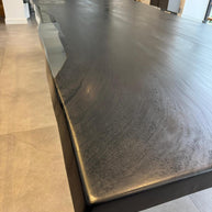 Black Burnt Mystery | Burnt Wood Dining Table Dubai | Uae